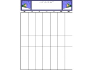 Sticker Custom Preview Image #042324 Calendar Months01 January3