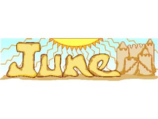 Sticker Custom Preview Image #042369 Calendar Months06 June7