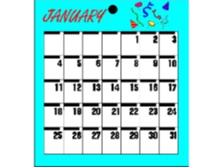 Sticker Custom Preview Image #042421 Calendar Templates05 January Thurs