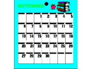 Sticker Custom Preview Image #042475 Calendar Templates59 September Tues
