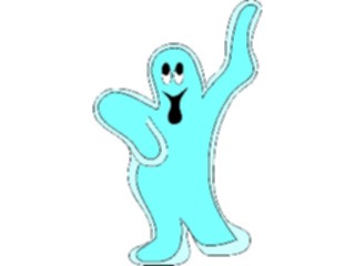 Sticker Custom Preview Image #042552 Cartoons Amoeba Man Singing