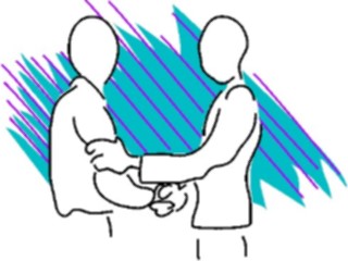Sticker Custom Preview Image #042772 Cartoons Body Language Handshake4