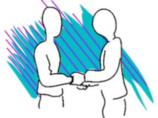 Sticker Custom Preview Image #042774 Cartoons Body Language Handshake6