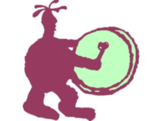 Sticker Custom Preview Image #042869 Cartoons Cave Critters Drummer2