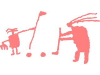 Sticker Custom Preview Image #042882 Cartoons Cave Critters Golfer3