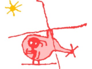 Sticker Custom Preview Image #042884 Cartoons Cave Critters Helicopter