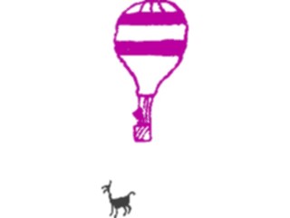 Sticker Custom Preview Image #042887 Cartoons Cave Critters Hot Air Balloon