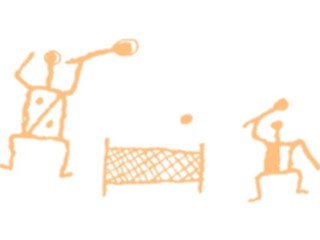 Sticker Custom Preview Image #042940 Cartoons Cave Critters Tennis1