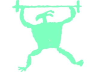 Sticker Custom Preview Image #042948 Cartoons Cave Critters Weightlifting1