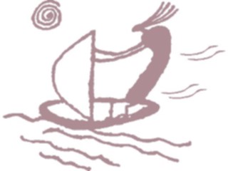 Sticker Custom Preview Image #042951 Cartoons Cave Critters Windsurfing