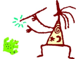 Sticker Custom Preview Image #042952 Cartoons Cave Critters Wizard