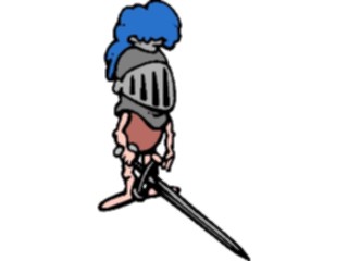 Sticker Custom Preview Image #043008 Cartoons Human Beans Knight