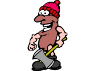 Sticker Custom Preview Image #043011 Cartoons Human Beans Lumberjack