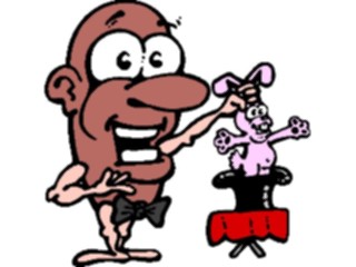 Sticker Custom Preview Image #043012 Cartoons Human Beans Magician