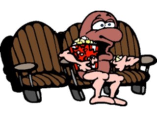 Sticker Custom Preview Image #043016 Cartoons Human Beans Movie Popcorn