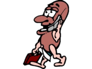 Sticker Custom Preview Image #043018 Cartoons Human Beans Onthe Phone1