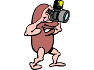 Sticker Custom Preview Image #043020 Cartoons Human Beans Photographer