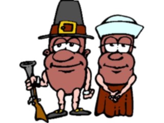 Sticker Custom Preview Image #043021 Cartoons Human Beans Pilgrims