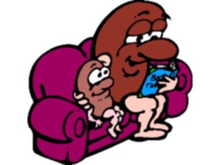 Sticker Custom Preview Image #043031 Cartoons Human Beans Readinga Book