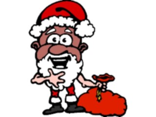 Sticker Custom Preview Image #043034 Cartoons Human Beans Santa