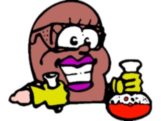 Sticker Custom Preview Image #043035 Cartoons Human Beans Scientist