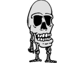 Sticker Custom Preview Image #043039 Cartoons Human Beans Skeleton