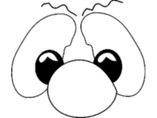 Sticker Custom Preview Image #043171 Cartoons Make Your Own Eyes Nose05