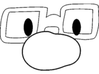 Sticker Custom Preview Image #043175 Cartoons Make Your Own Eyes Nose09