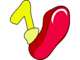 Sticker Custom Preview Image #043197 Cartoons Make Your Own Foot02