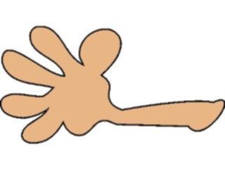 Sticker Custom Preview Image #043250 Cartoons Make Your Own Hand03