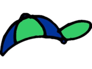 Sticker Custom Preview Image #043289 Cartoons Make Your Own Hat Baseball2