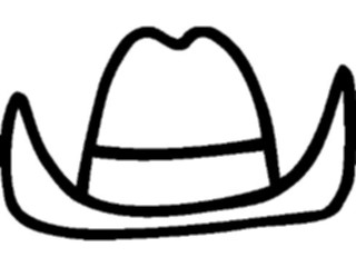 Sticker Custom Preview Image #043292 Cartoons Make Your Own Hat Cowboy