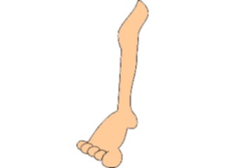 Sticker Custom Preview Image #043303 Cartoons Make Your Own Leg06