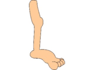Sticker Custom Preview Image #043306 Cartoons Make Your Own Leg09