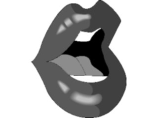 Sticker Custom Preview Image #043313 Cartoons Make Your Own Lips1