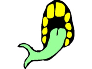 Sticker Custom Preview Image #043365 Cartoons Make Your Own Mouth Forked Tongue