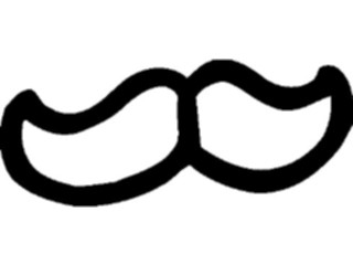 Sticker Custom Preview Image #043366 Cartoons Make Your Own Mustache1