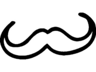 Sticker Custom Preview Image #043367 Cartoons Make Your Own Mustache2