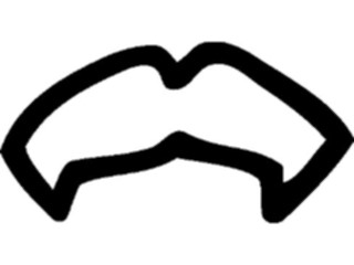 Sticker Custom Preview Image #043368 Cartoons Make Your Own Mustache3
