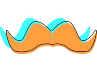 Sticker Custom Preview Image #043370 Cartoons Make Your Own Mustache5