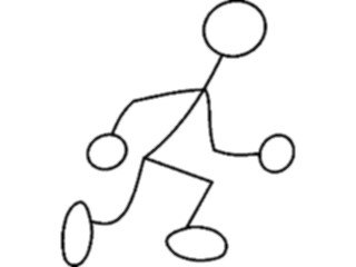 Sticker Custom Preview Image #043421 Cartoons Make Your Own Stick Figure7