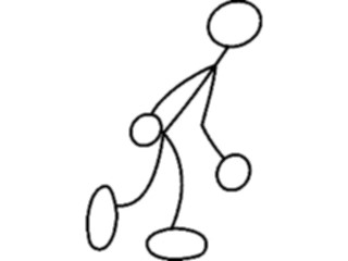 Sticker Custom Preview Image #043422 Cartoons Make Your Own Stick Figure8