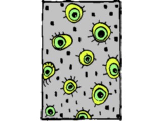 Sticker Custom Preview Image #043474 Cartoons Offbeat Ball Creature Eyes Design