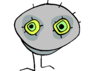 Sticker Custom Preview Image #043476 Cartoons Offbeat Ball Creature Happy