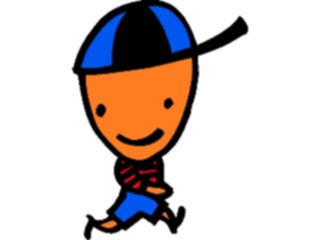 Sticker Custom Preview Image #043489 Cartoons Offbeat Big Head Boy