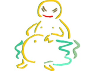 Sticker Custom Preview Image #043492 Cartoons Offbeat Big Tummy
