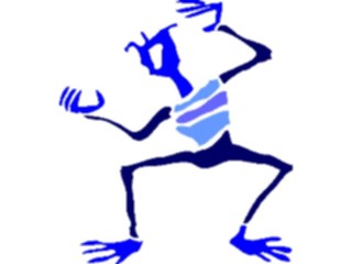Sticker Custom Preview Image #043509 Cartoons Offbeat Bony Dancing2