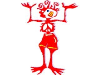Sticker Custom Preview Image #043512 Cartoons Offbeat Bony Peace