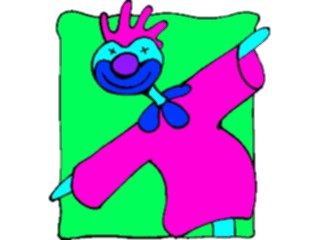 Sticker Custom Preview Image #043527 Cartoons Offbeat Box Clown