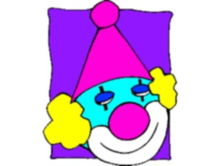 Sticker Custom Preview Image #043528 Cartoons Offbeat Box Clown Head
